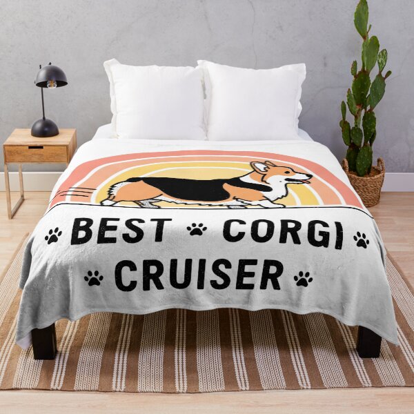 Item preview, Pembroke Welsh Corgi Strut Pastel Sunrise Retro Vector Design designed and sold by zoughlal.