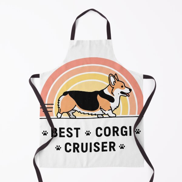 Item preview, Pembroke Welsh Corgi Strut Pastel Sunrise Retro Vector Design designed and sold by zoughlal.