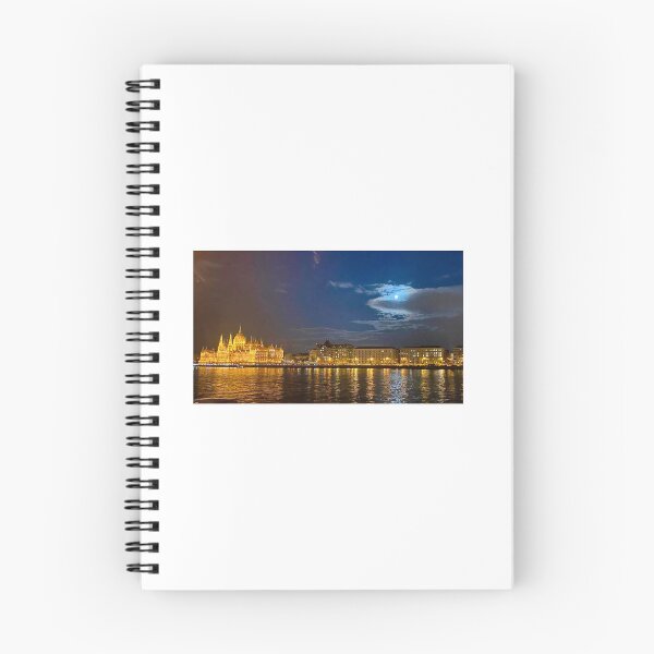 Item preview, Budapest, full moon, blue Danube designed and sold by ELIZABETH BABETH MATHIS.