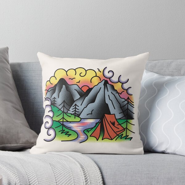Item preview, Beech Mountain Campsite (Sunrise) designed and sold by TradStickers.