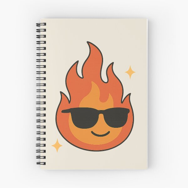 Item preview, Cool Fire Flame – Funny Character in Minimalist Style designed and sold by Worldclay.