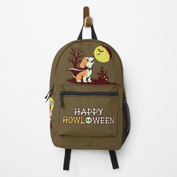 Item preview, Happy Howloween Howling Puppy Halloween Cartoon designed and sold by CRHPOD20.