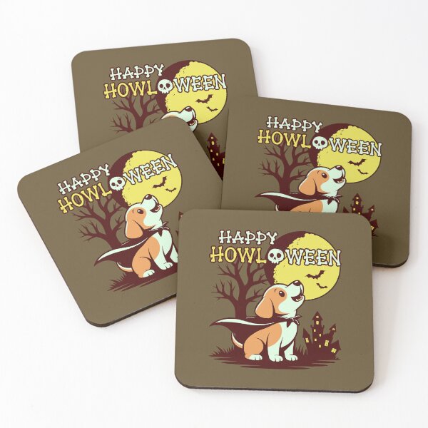 Item preview, Happy Howloween Howling Puppy Halloween Cartoon designed and sold by CRHPOD20.