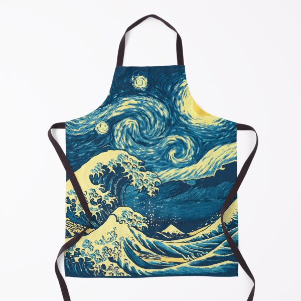 Item preview, Starry Night Off The Wave of Kanagawa designed and sold by Alema Art.