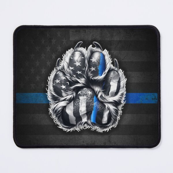 Item preview, Thin Blue Line K9 Paw – Police Support Design designed and sold by artistwill.