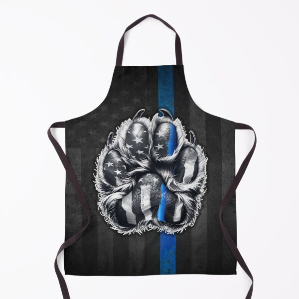 Item preview, Thin Blue Line K9 Paw – Police Support Design designed and sold by artistwill.