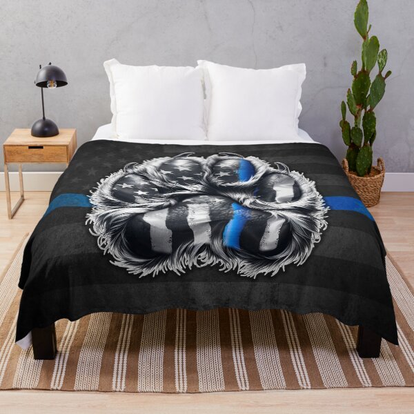 Item preview, Thin Blue Line K9 Paw – Police Support Design designed and sold by artistwill.