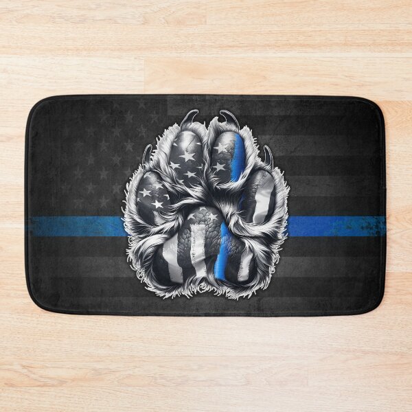 Item preview, Thin Blue Line K9 Paw – Police Support Design designed and sold by artistwill.