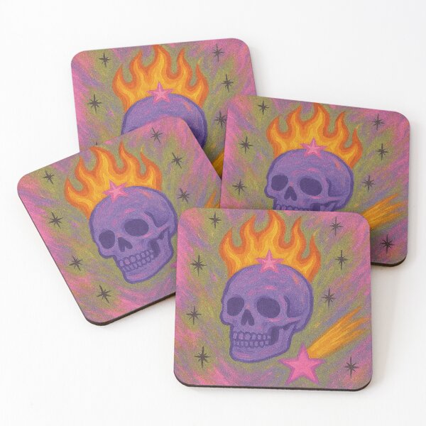 Item preview, Star-Crowned Cosmic Flame Skull designed and sold by zzz888.