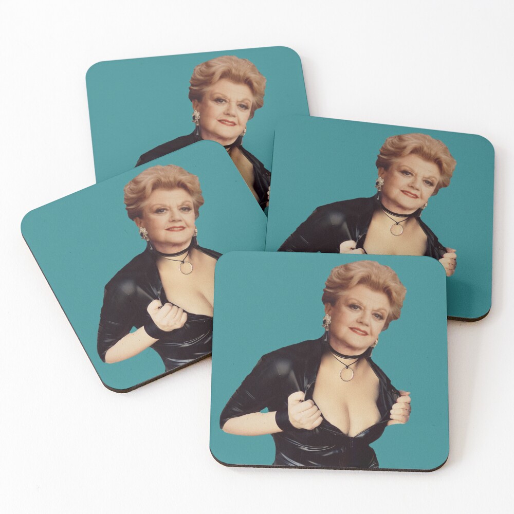 Angela Lansbury- Murder She Wrote Coasters (Set of 4)