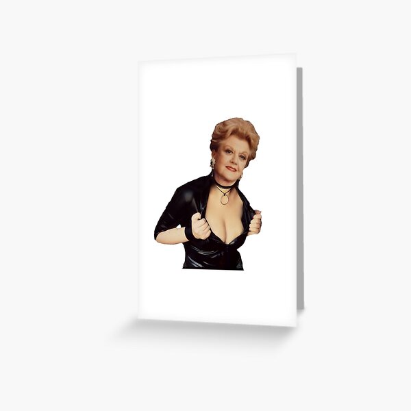 Angela Lansbury- Murder She Wrote Greeting Card