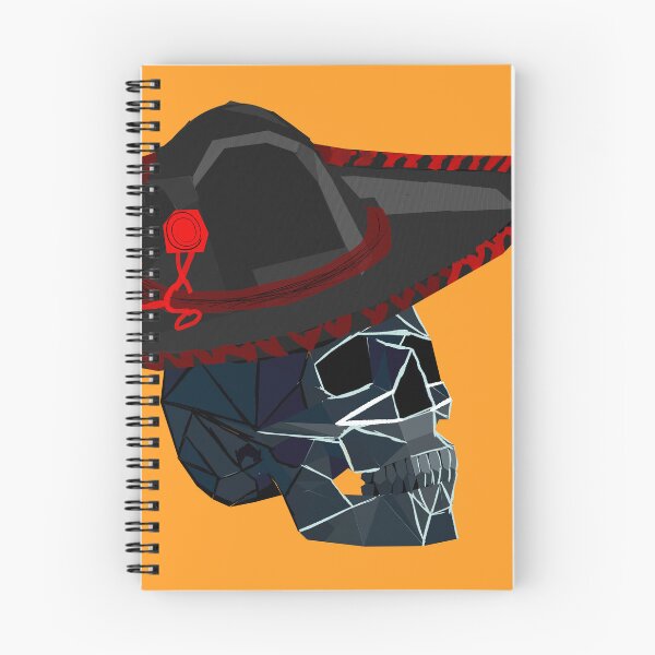 Item preview, Charro Negro Skull - Low Poly Mexican Gothic Art designed and sold by Just-Draws-22.