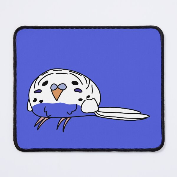 Item preview, Squishy Budgie 2023 - Blue designed and sold by ClumsyPillbug.