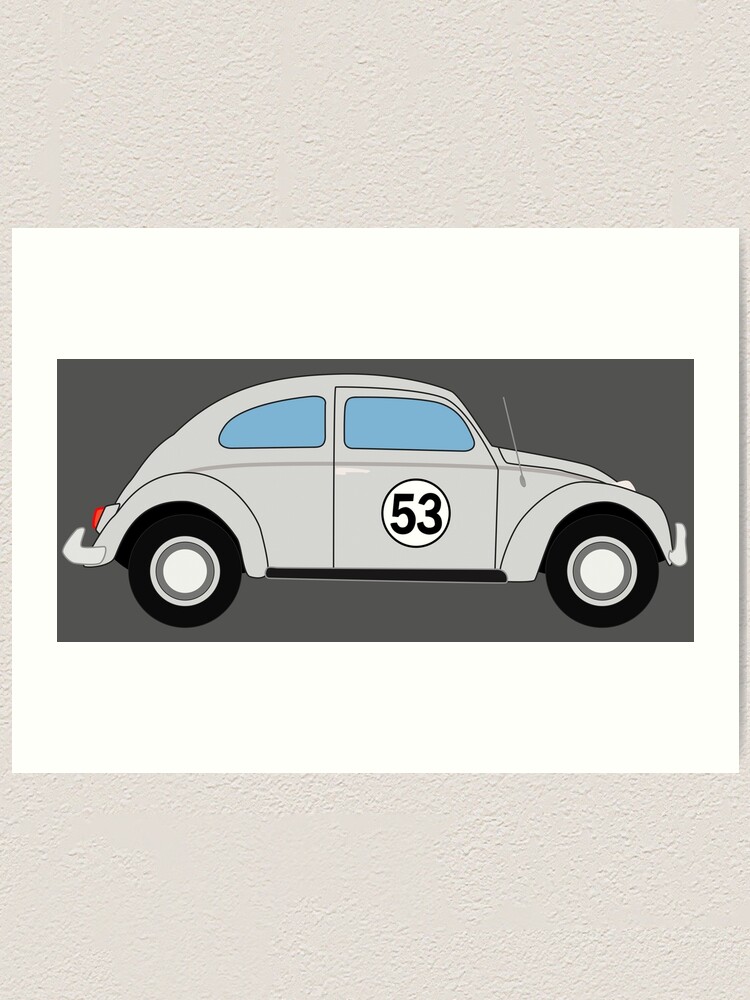 Herbie Love Bug Wall Art Sticker 2 sizes Wall Decals & Murals Home