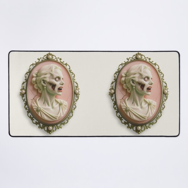 Item preview, Zombie Victorian Woman Vintage Cameo Monster Girly Gothic designed and sold by TackyTime.