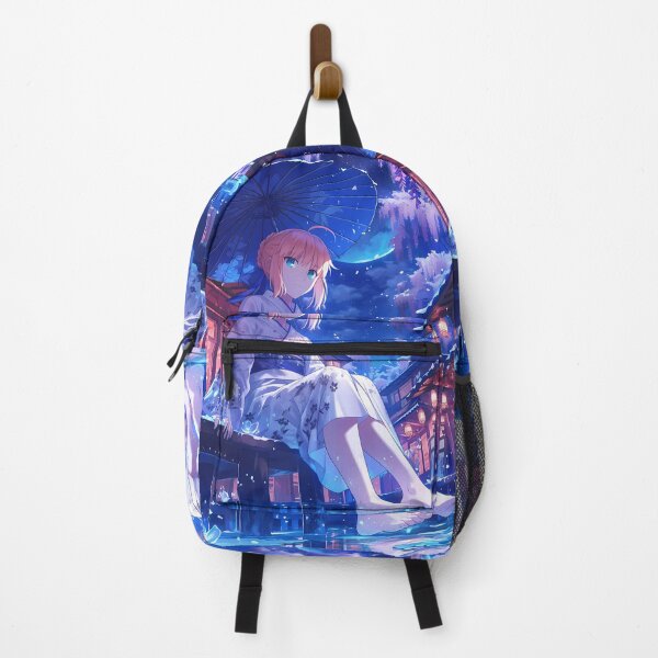 Item preview, Saber Fate Stay Night Anime Wisteria Snowfall Umbrella Glow designed and sold by juniorcastros.