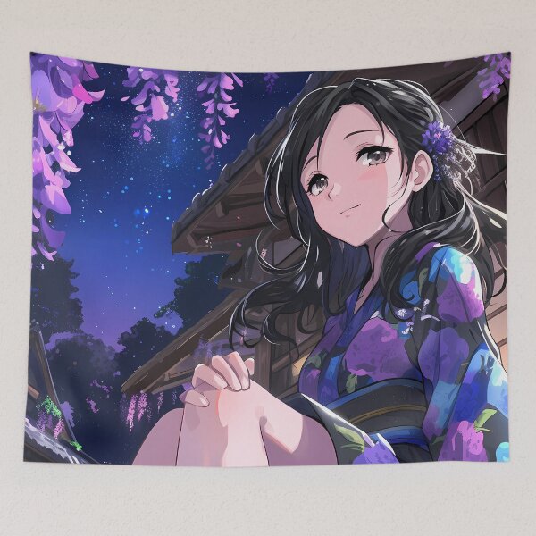 Item preview, Sae Niijima Persona 5 Game Wisteria Moonlit Grace designed and sold by juniorcastros.