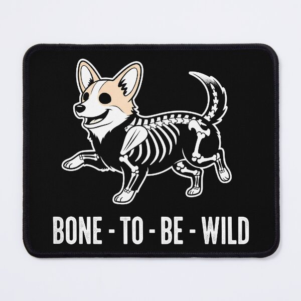 Item preview, Dancing Corgi Skeleton Vector Illustration designed and sold by zoughlal.