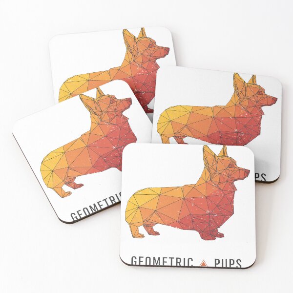 Item preview, Low Poly Geometric Corgi Silhouette Gradient Vector designed and sold by zoughlal.