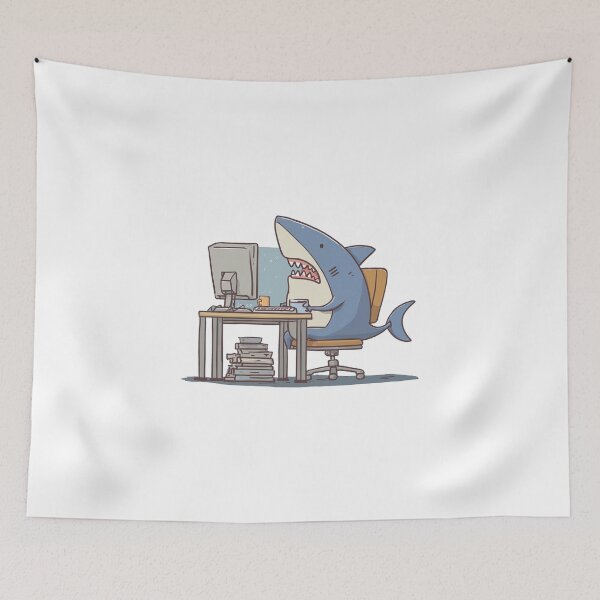 Item preview, Shark Having Fun At The Office designed and sold by FWLKIT.