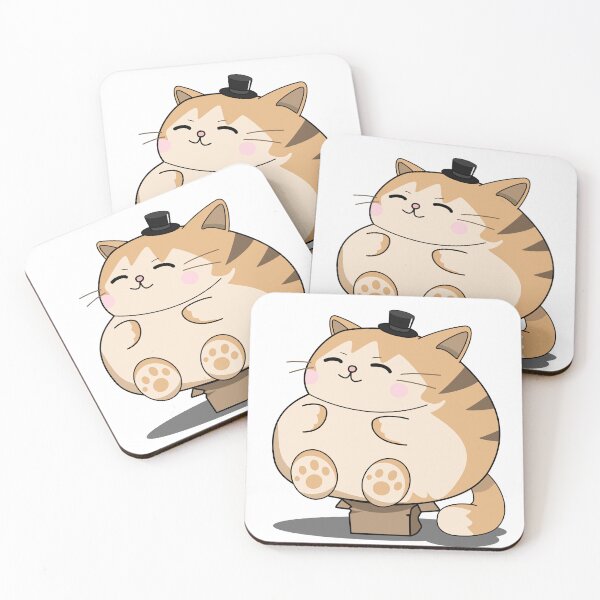 Item preview, Fat Cat in a Box designed and sold by captcrabs.