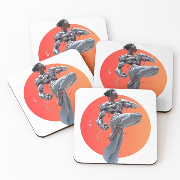 Item preview, Cybernetic Fighter Performing High Kick designed and sold by pkvorakorn.