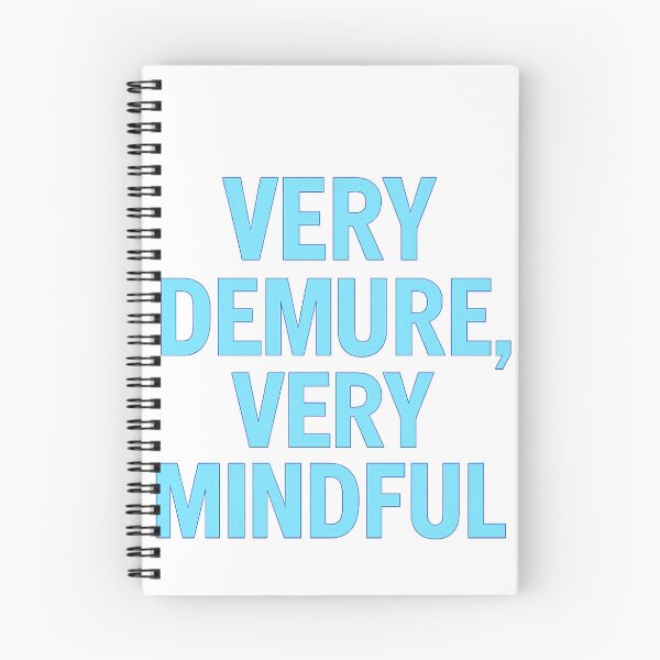 Item preview, VERY DEMURE, VERY MINDFUL – Blue Neon Style on Dark Background designed and sold by ShadeFrameFlo.