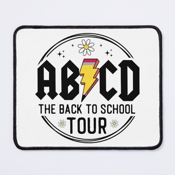 Item preview, Back to School ABCD – Cute Colorful Alphabet Letters with School Supplies designed and sold by The Loved Label.