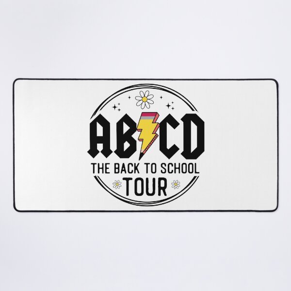Item preview, Back to School ABCD – Cute Colorful Alphabet Letters with School Supplies designed and sold by The Loved Label.