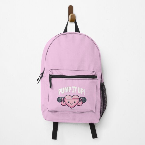 Item preview, Kawaii Gym Design – Pump It Up Cute Heart Lifting Weights Workout Aesthetic designed and sold by girlstrend.