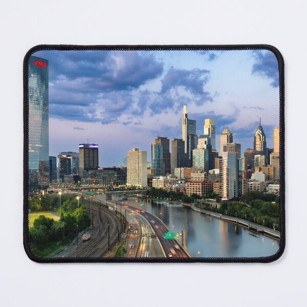 Item preview, Philadelphia Skyline and the Schuylkill River designed and sold by Gerard Fornarotto.