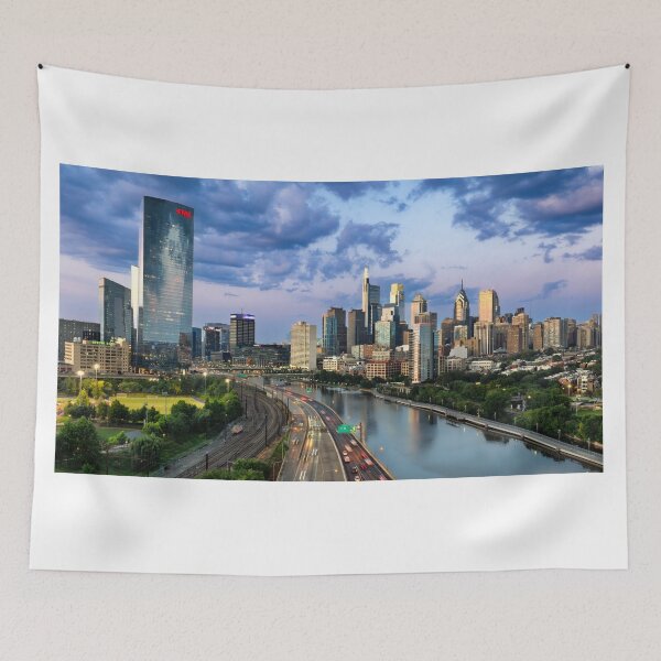 Item preview, Philadelphia Skyline and the Schuylkill River designed and sold by Gerard Fornarotto.