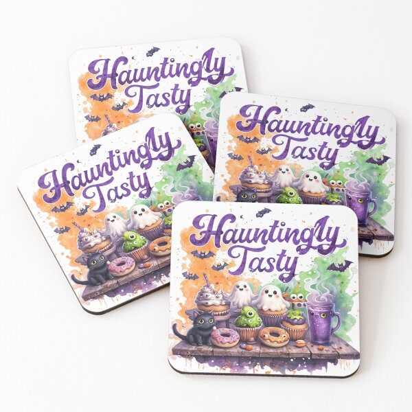Item preview, Hauntingly Tasty – Cute Spooky Halloween Desserts & Drinks Design designed and sold by fusiondesignsstudio.