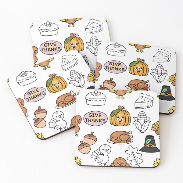 Item preview, Happy Thanksgiving Turkey Pattern – Autumn Harvest Vibes designed and sold by Still Ronin Art .