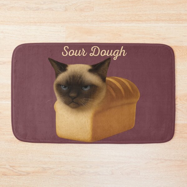 Item preview, Funny Pure Bread Siamese Cat Freshly Baked Sour Dough designed and sold by d247.