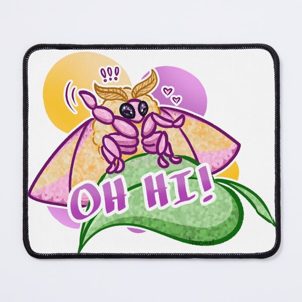Item preview, Cute Pastel Rosy Maple Moth designed and sold by DreamyDecima.