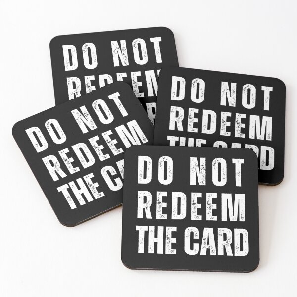 Item preview, do not redeem the card designed and sold by sydney-syder.