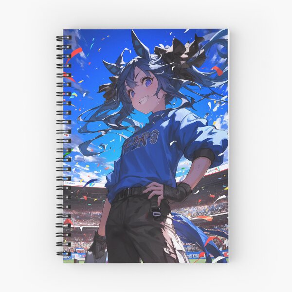 Item preview,  Twin Turbo Uma Musume Pretty Derby Anime Girl Waifu Confetti Roar Blue Stadium Joy designed and sold by earlobejerk.