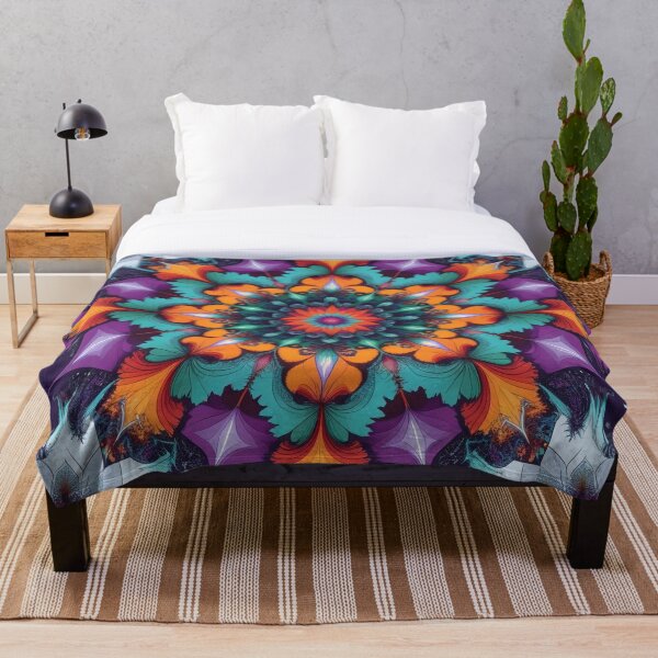 Item preview, Frosted Bloom – Halloween-Inspired Fractal Mandala designed and sold by Harmonic_Layers.
