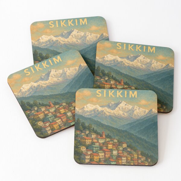 Item preview, Colorful Hillside of Gangtok, Sikkim designed and sold by Aryabek.