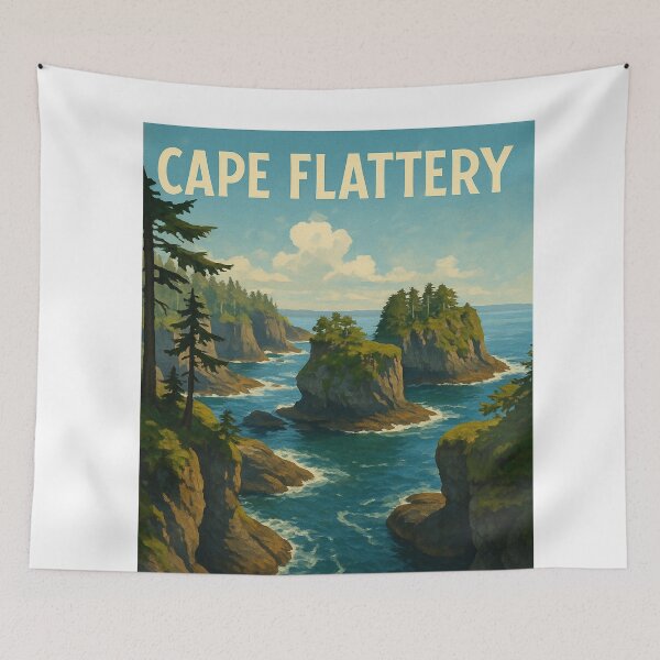 Item preview, Rugged Beauty of Cape Flattery, Washington designed and sold by Aryabek.