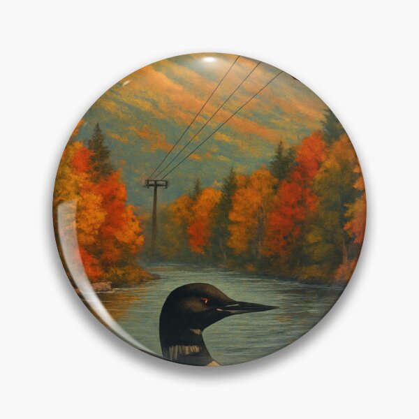 Item preview, Loon Mountain Gondola and Autumn Landscape designed and sold by Aryabek.
