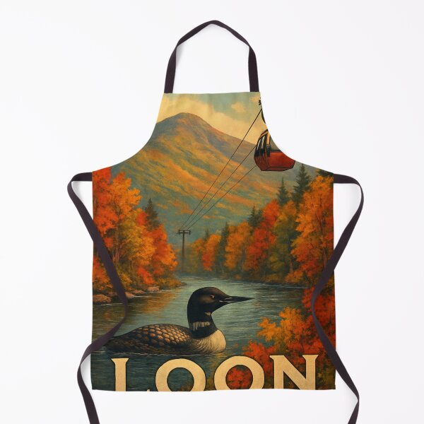 Item preview, Loon Mountain Gondola and Autumn Landscape designed and sold by Aryabek.