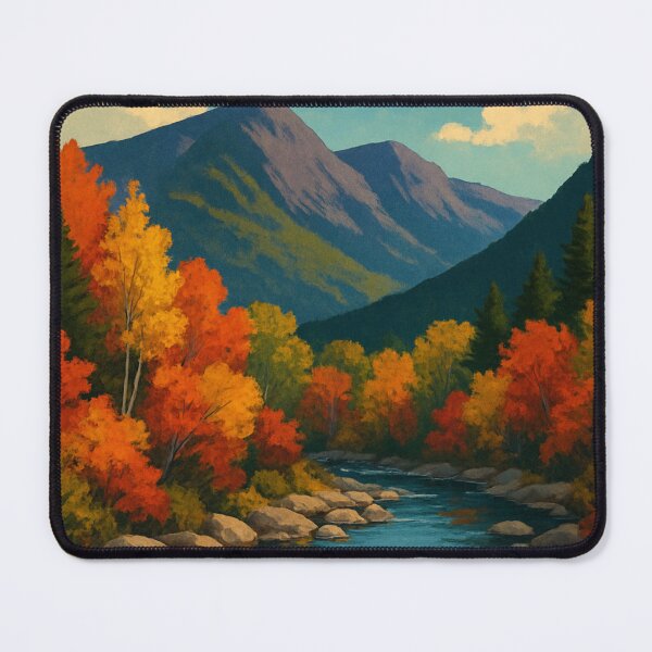 Item preview, Autumn River at Loon Mountain, New Hampshire designed and sold by Aryabek.