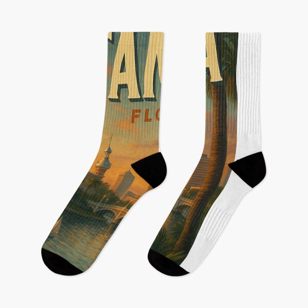 Item preview, Tampa Skyline and Hillsborough River, Florida designed and sold by Aryabek.