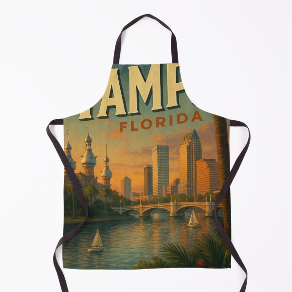 Item preview, Tampa Skyline and Hillsborough River, Florida designed and sold by Aryabek.