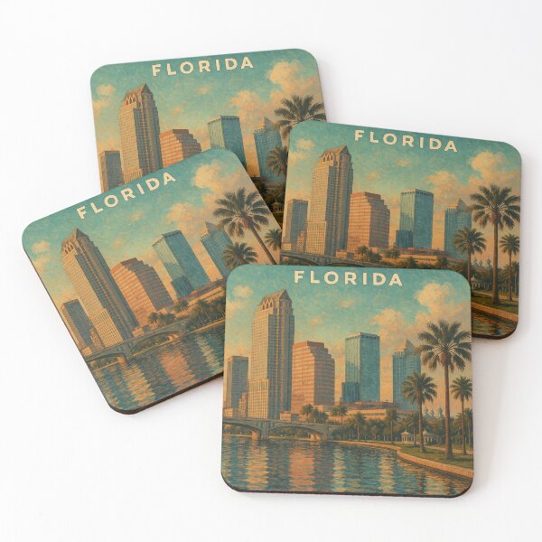 Item preview, Downtown Tampa Waterfront, Florida designed and sold by Aryabek.