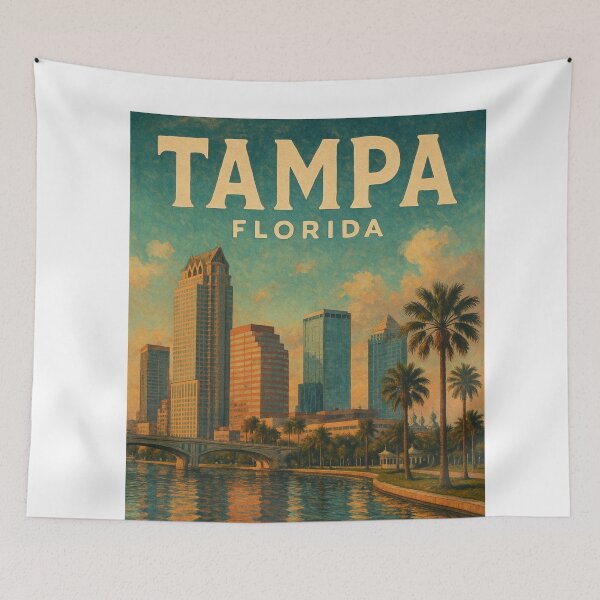 Item preview, Downtown Tampa Waterfront, Florida designed and sold by Aryabek.