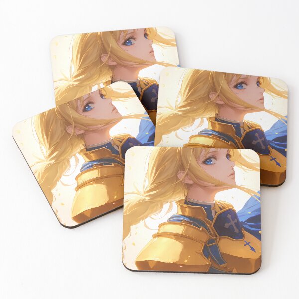 Item preview, Alice Zuberg Sword Art Online Anime Radiant Golden Knight designed and sold by earlobejerk.