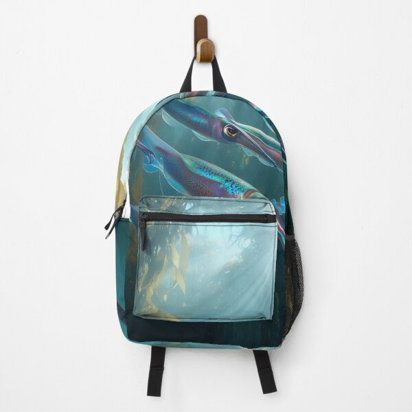 Item preview, Magical skool of squid designed and sold by AiArt NZ.